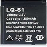 LQ S1 3 7v 380mah Bateria De íons De Lítio Original Recarregável Para Relógio Inteligente Dz09 A1 V8 X6 1 Peça