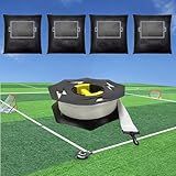 LQDMAER Fita De Marcação De Campo De Futebol De 70 M L Linhas De Marcador De Quadra De Frisbee Com âncoras Um Carretel De Cordão E Quatro Sacos De Areia Kit Portátil De Marcação De Quadra Linhas