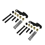 Lskioer 2 Conjuntos De Kit De Reparo De Dobradiça De Porta Kits De Reparo De Dobradiça De Porta LH E RH Com Bucha De Pino Conjunto De Mola Para Ford 1964 1967 Para Mustang Mercury Comet