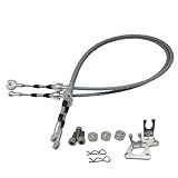 Lskioer Cabos De Câmbio E Suporte Trans Serve Para RSX K20 K20A K24 K Swap Series EG EK DC2 Race- Serve Apenas Para RSX 2002-2006 E 06-11 Civic -K20Z3-