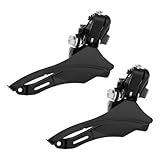 LT Easiyl 2 Peças De Câmbio Dianteiro De Bicicleta FD TZ30 Compatível Com Shimano Tourney 6 7 Velocidade Mandril Diâmetro 31 8 Mm Corrente Corrente 47 5 Mm Câmbio Dianteiro Preto
