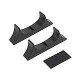 LT Easiyl Suporte De Console Com 2 Peças Suporte Para Gamepad Suporte Para Console Adaptador De Resfriamento Suporte Horizontal Compatível Com Wii U Gamepad Preto
