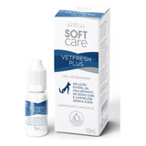 Lubrificante Oftálmico Colírio Vetfresh Plus 10ml Soft Care