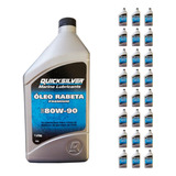 Lubrificante Quicksilver 80w90 Para Rabeta 1 Litro Kit C 24
