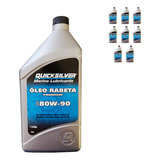 Lubrificante Quicksilver 80w90 Rabeta 1 Litro Kit C 8