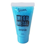 Luisance Glitter Gel Mega Metal Azul B   20ml