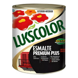 Lukscolor Brilhante Tinta Esmalte Sintetico 900ml Cores Cor Branco Fosco