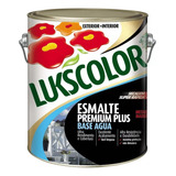 Lukscolor Esmalte Premium Plus Tinta Esmalte Sintético Base Água 3 6l Galão Cor Preto Brilhante