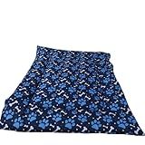 Luma Pet Colchonete Pet Cama Caminha Tapete Lavável 1 00X70 Cães Gatos COR Pata Azul