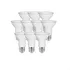 Lumanti Par20 Kit 10 Lâmpada Led 7w Bivolt Cor Da Luz Branco quente 110v 220v