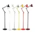 Luminária 1,9m Articulada Chão Pedestal Movimento Cor Da Cúpula Branco Cor Da Estrutura Branco