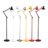 Luminária 1 9m Articulada Chão Pedestal Movimento Cor Da Cúpula Branco Cor Da Estrutura Branco