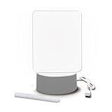 Luminária 3D LED Quadro De Mensagem Quadro Para Escrever Luminária Led Anotações Mensagens Luminaria De Mesa