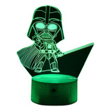 Luminária 3d Miniatura Darth Vader