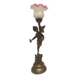 Luminaria Abajur Anjo Cupido De Petit Bronze Cod 46