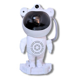 Luminária Abajur Astronauta Projetor Bluetooth Controle Led