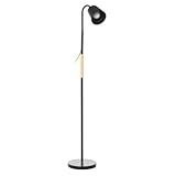Luminária Abajur De Chão Pedestal Articulada Flexível 1-60m Estilo Clássica -preta-