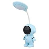 Luminaria Abajur De Led Recarregavel Usb Astronauta Abajur Infantil Articulado Azul Vinwer