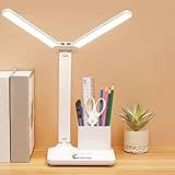 Luminária Abajur De Mesa Lâmpada De Estudo-Luminária De Mesa LED Grande Capacidade Com Dimerização Contínua- Candeeiro De Mesa Dobrável Luminária Mesa