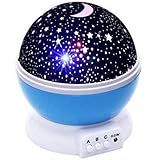Luminária Abajur Star Master Lua Estrela Usb Galaxy Lighting
