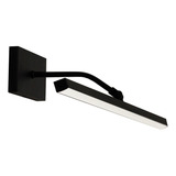 Luminária Arandela Quadro Espelho Led 3000k Preto 110v