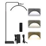 Luminária Arco Meia Lua 186 Cm Com Suporte E Controle Remoto