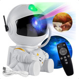 Luminária Astronauta Projetor Led Infantil Galáxia Estrela