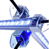 Luminária Barra Led Azul Branco 60cm P Aquário