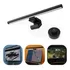 Luminária Barra Led Luz Monitor Notebook Computador Usb Mesa Cúpula Preto Estrutura Preto 127/220v