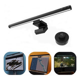 Luminária Barra Led Luz Monitor Notebook Computador Usb Mesa Cúpula Preto Estrutura Preto 127 220v