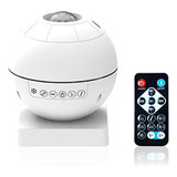 Luminária Bluetooth Abajur Musica Projetor Estrela Galaxia Cor Da Cúpula Branco Cor Da Estrutura Branco 110v 220v