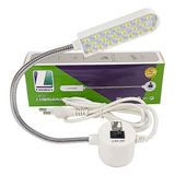 Luminária C 20 Led Haste Flexível P Máquina Costura Bivolt
