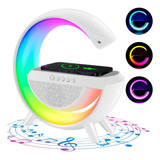 Luminária Caixa De Som G Speaker Indução Bluetooth Rgb