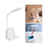Luminária Carregador Porta Lápis Caneta Usb Power
