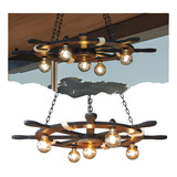 Luminária Casa De Praia Pendente Rustico 90cm Bivolt