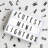 Luminária Cinema Light Box Led A4 96 Letras Números Ícones