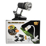 Luminária Coco Fish Pd 01 Para Repteis Uva Uvb 75w 110v