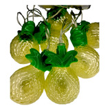 Luminária Cordão De Led Abacaxi Fio Luz 10 Leds 2m Decoração