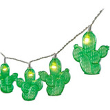 Luminária Cordão De Led Cactos Decoração Festa Tropical