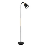 Luminária De Chão Articulada Abajur Estúdio Coluna Preto E27