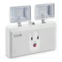 Luminária De Emergência 2000 Lumens Led 16w Power Line Elgin Cor Branco 100v/240v