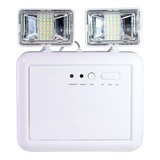 Luminária De Emergência Mocelin 2200 Lumens Led Com Bateria Recarregável 9 6 W 127 220v Branca
