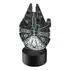 Luminária De Led - Millennium Falcon Star Wars Estrutura Preto