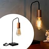 Luminária De Mesa Abajur Curvado Vintage Retrô Alumínio E27 Bivolt
