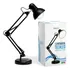 Luminaria De Mesa Abajur Techled Articulavel Home Office Estrutura Preto 127 220v
