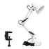 Luminária De Mesa At-1002 Articulada Abajur Modelo Pixar Com Base E Garra Cor Branca