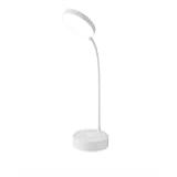 Luminária De Mesa Flexível Articulada Touch Recarregável 20 LEDs Bivolt Para Estudo- Leitura E Escritório