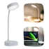 Luminária De Mesa Flexível Escritório Leitura Touch 20 Leds Cor Da Estrutura Branco