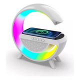 Luminária De Mesa G Speaker Smart Bluetooth C som Cor Branco