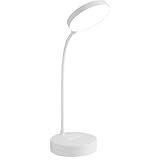 Luminária De Mesa LED Recarregável Articulada Touch - 3 Níveis De Luminosidade Com Pescoço Flexível E Carregamento USB